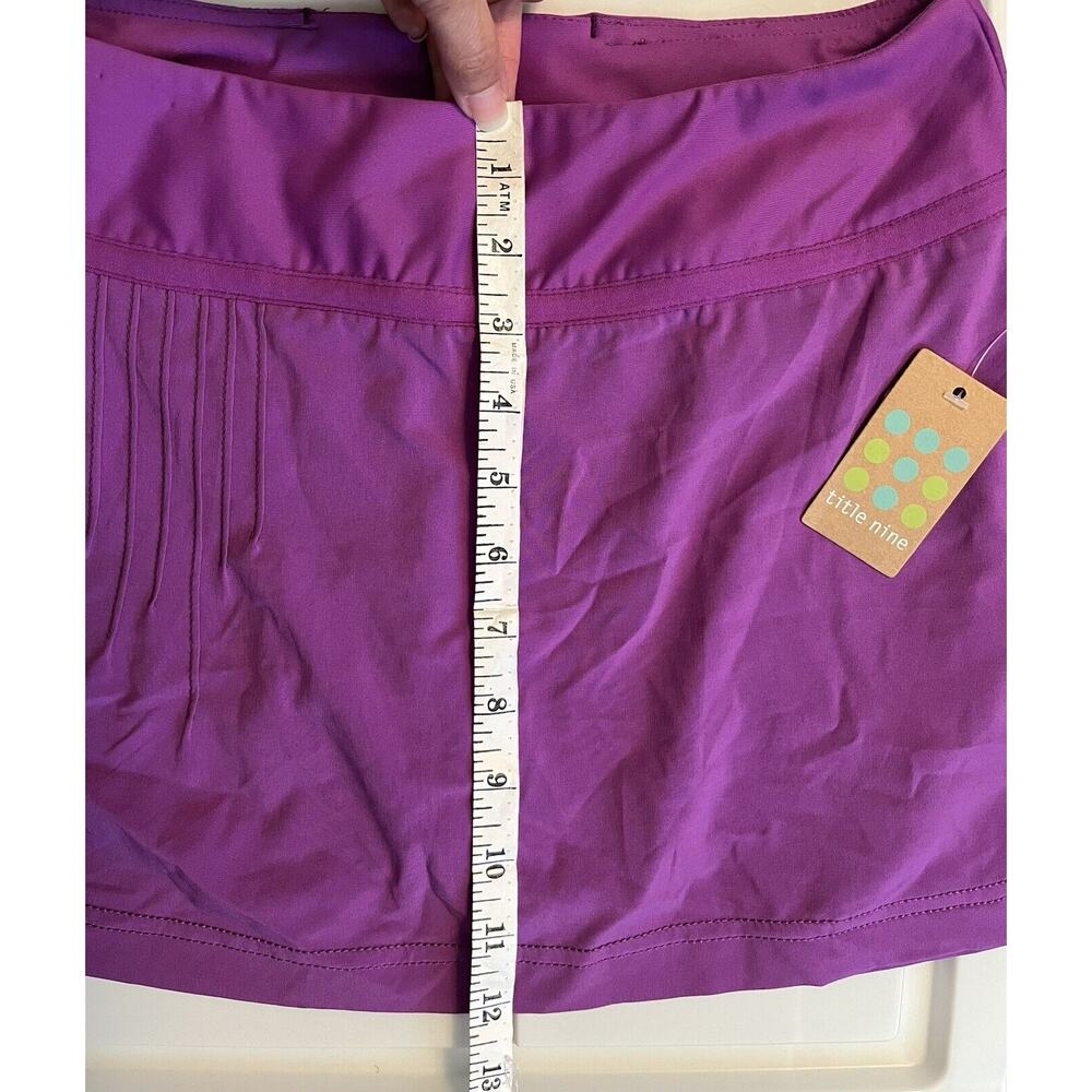 Title Nine Skort Nimblene Womens Size Small Pink Tennis Golf Skirt Pockets NWT - Picture 12 of 12